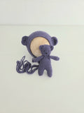 |RTS| Dusty Purple Knit Bear Set