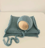Sea Simple Knit Bonnet + Wrap