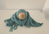 Sea Simple Knit Bonnet + Wrap