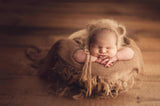 ~PreOrder~ CARAMEL Luxe Angora Knit Bear Bonnet + Bear Lovie Set