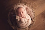 ~PreOrder~ NUDE Luxe Angora Knit Bear Bonnet  + Bear Lovie Set