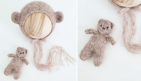 ||RTS| "oopsie" tweed knit bear set