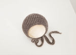 |RTS| Bark Rib Knit Bonnet