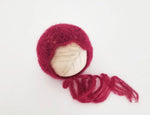 |RTS| Burgundy lacework bonnet