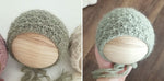 |RTS| Sage Textured Knit Bonnet