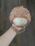|RTS| Floral Garden Knit Bonnet