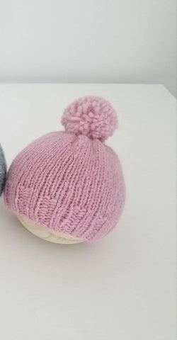 |RTS| Pink Pom Beanie