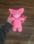 [preorder] Hand Knit Pig Lovie